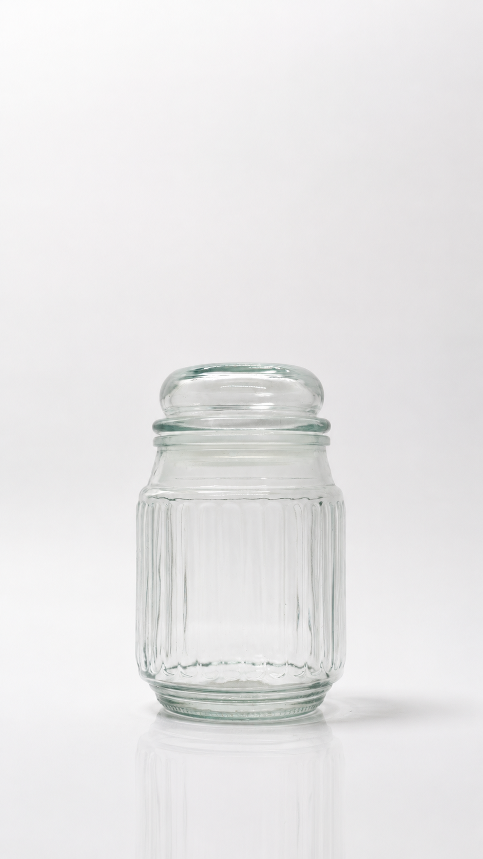 Ribbed Dome-Lid Jar